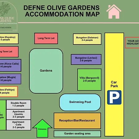 Defne Olive Gardens, Koca Calis, - Previously Defne Hébergement de vacances *