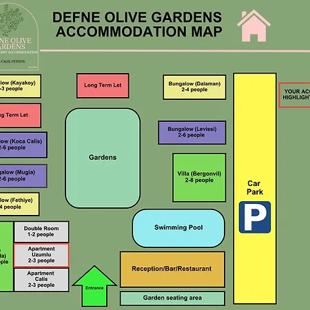 Semesterbostad Defne Olive Gardens, Koca Calis, - Previously Defne Fethiye